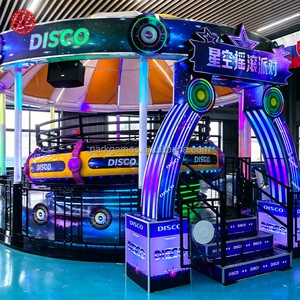 Disco Turntable Tagada Ride Spinning Bouncing Amusement Equipment For Indoor Outdoor Park
