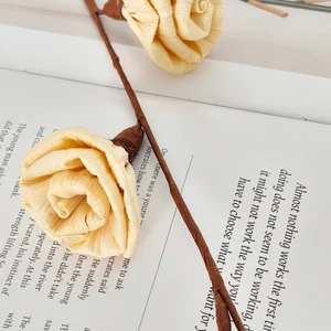 Eco-Friendly Handmade Corn Husk Spring Decor for Wedding and Valentine's Day Floral Arrangements