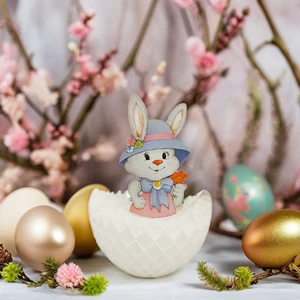 Festive Easter Christmas Indoor Rabbit Tissue Paper Decorations 9