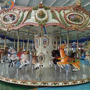 Fun Fair Rides Amusement Rides Carousel Horse Carnival Game Merry Go Round For Sale