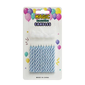 Hot Sale Magic Cake Candles Home Decoration Party Birthday Cake Fireworks Spiral Birthday Candles For Kid