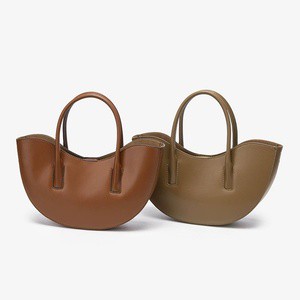 2026 New Design Fashion Mini Shopping Bag Shoulder Handbags Women Half Moon Hand Bags Vegan PU Leather Crossbody Bag with Wallet