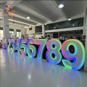 Best Selling Led Marquee Number Light Up Letters 3ft 4ft 5ft For Photo Booth Party Rental
