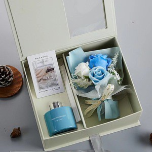 Gift Set Birthday Mother's Day Present for Women Soap Flower Aromatherapy Gift Box Valentine's Day Gift Ideas