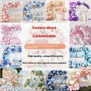 Cross-Border Balloon Chain Set Custom Party Decoration Supplies Wedding Room Birthday Arrangement Decoration Balloon Chain Set