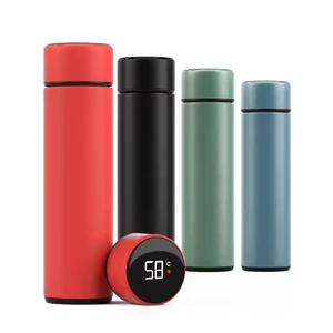 Smart LED Temperature Display Metal Insulation Water Bottles Stainless Steel Intelligent Vacuum Flask