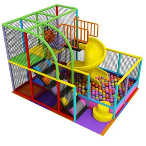 Colorful Mini Indoor Playground For Kids Soft Play Set With Slide And Ball Pit For Home School