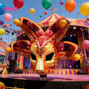 Inflatable Mask Decor for Mardi Gras Carnival Events