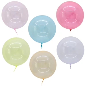 New 18-Inch Crystal Bobo Ball PVC Bubble Balloons Single Item Baby Birthday Party Decoration and Children's Toy