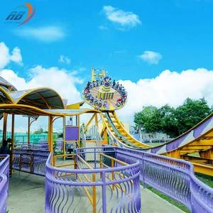 Amusement Funfair Park Children Adult Attraction Game Mega Disco Flying UFO Rides With High Quality