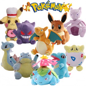 Best Selling Pokemon Plush Toys 8 Inch 15-25cm - Super Soft High Quality 100+ Models Claw Machine Doll Stuffed Animal Kids Gift