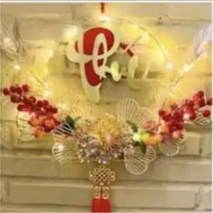 Wholesale 2026 New Year Decorations Henan Art Deco Happy New Year Vietnamese Script Wall Stickers Banners Birthday Party