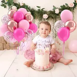 Cross-borde Baby Birthday Cartoon Children's Day Party Decoration Festival Supplies Latex Balloon Set