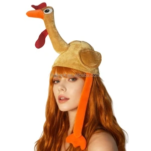 Thanksgiving Party Novelty Hat Turkey Trot Gobble Hat with Legs Thanksgiving Holiday Supplies