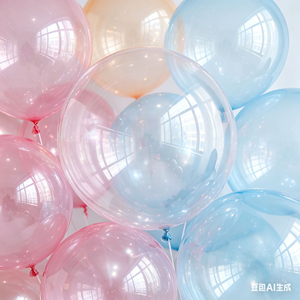 18/24 Inch Multi Color Crystal Clear Bobo Balloons Transparent Bubble Balloons For Holiday Party Wedding Birthday Supplies