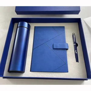 Gift Ideas 2026 Promotional Wedding Souvenirs Luxury Leather Diary Notebook and Pen Gift Sets for Women Guests