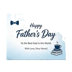 Hardcore Father's Day Gift Customize an Exclusive PVC Gift Card with Magnetic Stripe for Him