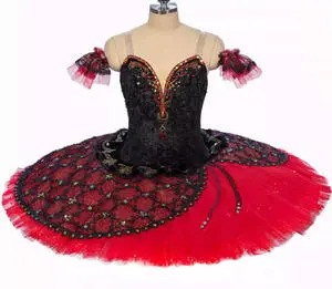 Women's Cotton Professional Ballet Tutu Venice Carnival Other Variations Competition Stage Dancewear