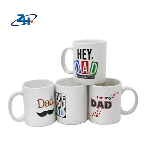Good quality and practical promotional ceramic coffee mugs for Father's Day Gifts Cheap