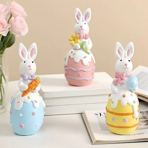 Easter Creative Resurrection Egg Rabbit Outdoor Garden Decoration Home Party Ornament Gift