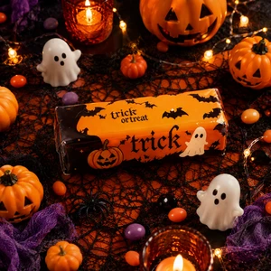 Spooky Snack Bar PU Squishy Toy Soft Squeeze Slow Rising Stress Relief for Kids and Adults