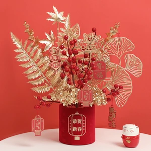 Hot Selling Golden Eucalyptus for Christmas New Year Valentine's Day