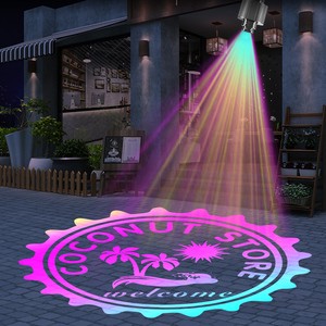 Yufan Hot Sale High Power Ip67 Wedding Lights Outdoor Waterproof Color Changing Lights Logo Gobo Projector Advertising Lights