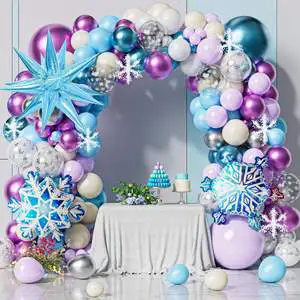 Frozen Theme Party Wedding Birthday Decoration Wedding Ceremony Decoration Supplies Balloon Chain Set