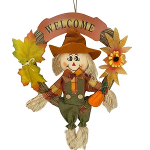 Halloween Cute Pumpkin Witch Scarecrow Decorations Kindergarten Shopping Mall Window Display Items Ghost Festival Costume