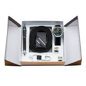 Men's Father's Day Gift Set Belt Watches Valentine's Day Fashion Gifts for Men