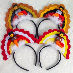 Thanksgiving Feather Turkey Headband Thanksgiving Day Decorations