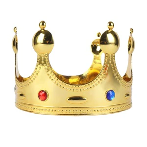 Large Opp Bag Package Adult king Crown Hallowmas Children Decoration Plastic Tiara Birthday Headwear