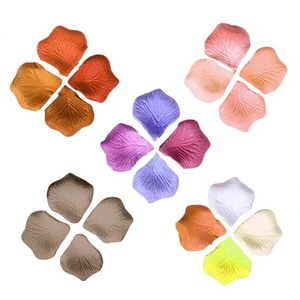 Wedding Supplies Artificial Rose Petals Hand-Scattered Wedding Room Decoration Valentine's Day Proposal Confession Sized & Dyed