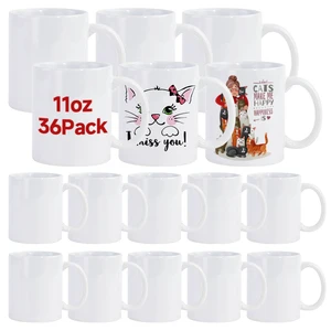 Wholesale Supplier Personnalisé Café Mug 11 Oz Travel White Sublimation Blank Milk Tea Coffee Ceramic Mug For DIY