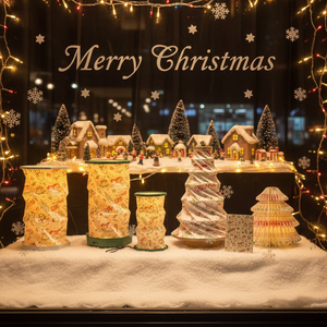 Newly Designed Product Christmas Tower Combination Folding Rotating Lamp Book Lamp Festival Gift Wedding Gift Corporate Gift