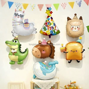 Wholesale Inflatable Toys Gift Animals New Mylar Dinosaur Aluminum Cartoon Party Happy Birthday Decorations Mini Foil Balloon
