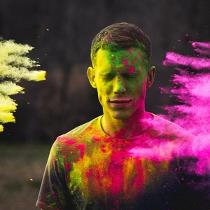 Hot Selling Festival Product OEM/ODM Coloful Cornstarch Biodegradable Party Holi Powder