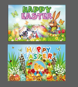 Easter Background Decor Easter Party Decorations Supplies Easter Banner