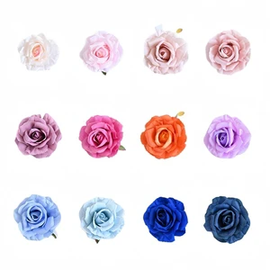 High Quality Handmade Silk Artificial Rose Flower Head in Multiple Sizes for Home Party Hotel Decor-Valentine's Day & Graduation