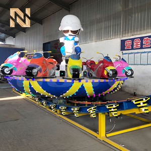 Nova Rides 12 Seats Space Flying UFO Ride Magic Bowl Disco FRP Steel Outdoor Amusement Park Carnival Attraction For Sale