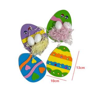 EVA Foam Easter Egg Decoration New DIY Festive Ornaments for Kids' Craft Supplies Easter Holiday Decorative Items