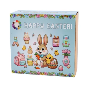 Korean-style Cute Cartoon Painted Easter Plaster Dolls Children's Coloring Educational Drawing Toys Set Night Market Stall Toys