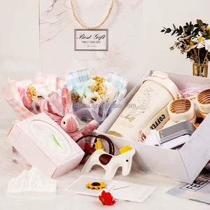 Mother Valentine Day Birthday Thank You Unique Care Package Advertising Bottle Bouquet Fan Item Get Well Soon Gifts for Women