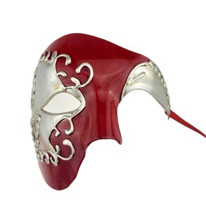Venice Carnival Halloween Half Face ABS Mask-Premium Eco-Friendly Reusable Breathable Fashionable for Men