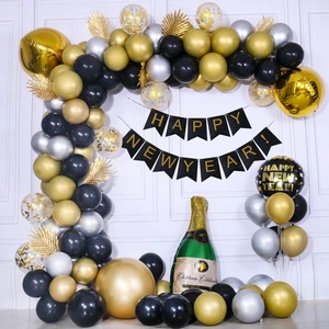 Hot Sale Room Decoration Happy New Year Balloon Set Party Supplies