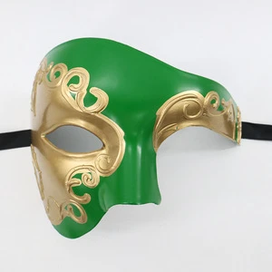 Adult Men Carnival Party Venetian Mask Masquerade Ball Half Face Vintage Phantom of the Opera Mask
