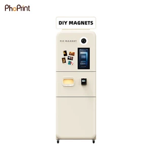 Self-service Photo Booth Printing Printer Selfie Korean Photo Booth Kiosk Photobooth With Printable Refrigerator Magnets