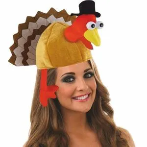 Hight Quality Role Play Thanksgiving Costume Accessory Adults Cute Party Turkey Hats