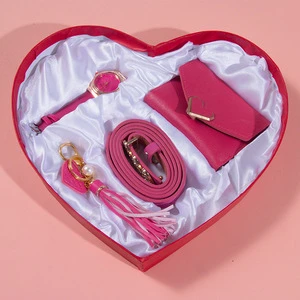 Valentine's Day Luxury Promotional Office Supplies Gift Set for Women Glass Items Silk Screen Printing-Perfect Souvenirs for