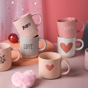 Mother Day Gifts 2025 Mothers Day Wholesale Custom Cheap pink Ceramic Mothers Day Mugs Gift Coffee Mug for Desktop Home Deco